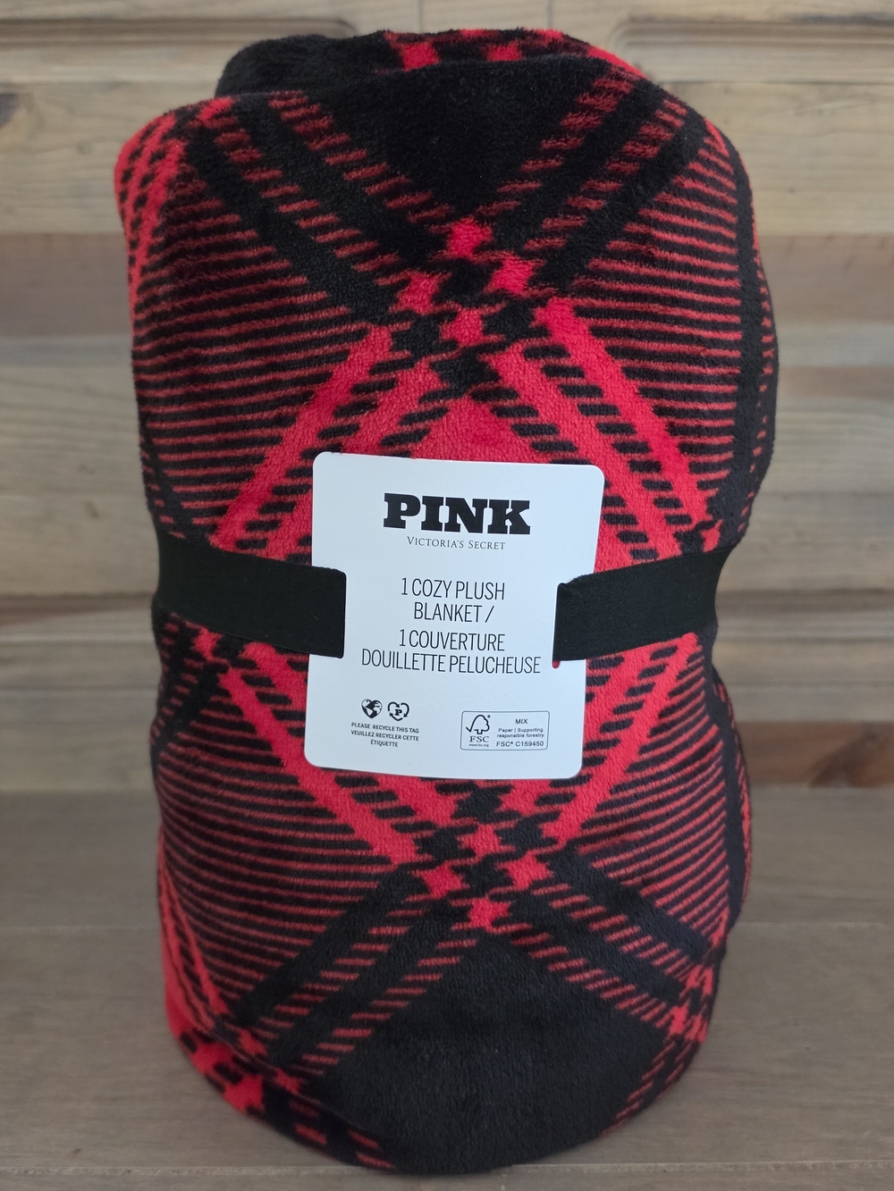 PINK by Victoria's Secret Cozy Plush Blanket